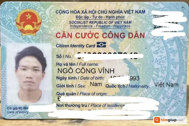 Tìm ví da thất lạc của anh Ngô Công Vĩnh tại khu vực Nhà thờ Đức Bà, TP.HCM