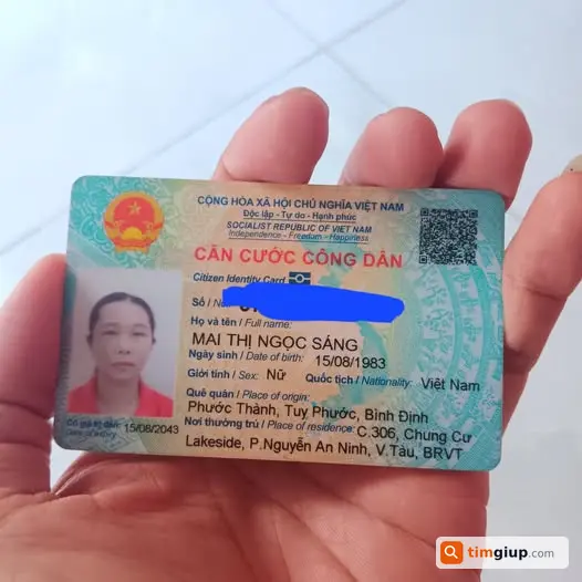 Nhặt được đồ vật khu Quận 10 gần đường Vĩnh Viễn, TP.HCM