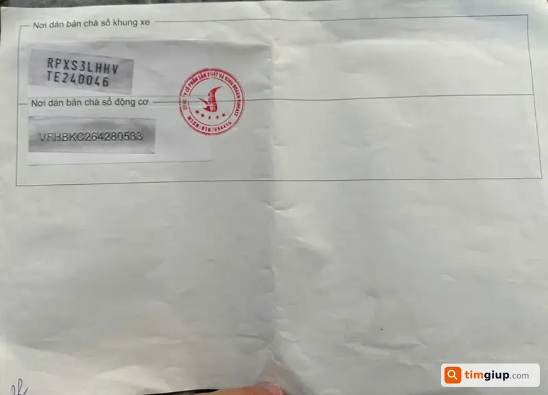 Tìm giấy tờ gốc của xe máy điện Vinfast: Phiếu kiểm tra chất lượng xuất xưởng, Phiếu bảo hành
