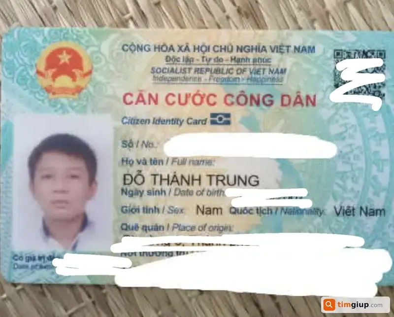Tìm ví đánh rơi có giấy tờ tên Đỗ Thành Trung tại Tuy Hòa, Phú Yên