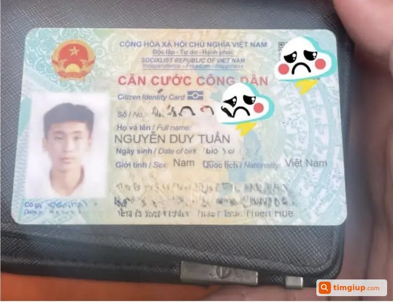 Rơi Ví Giấy Tờ Tên Nguyễn Duy Tuấn Tại Thành Phố Huế