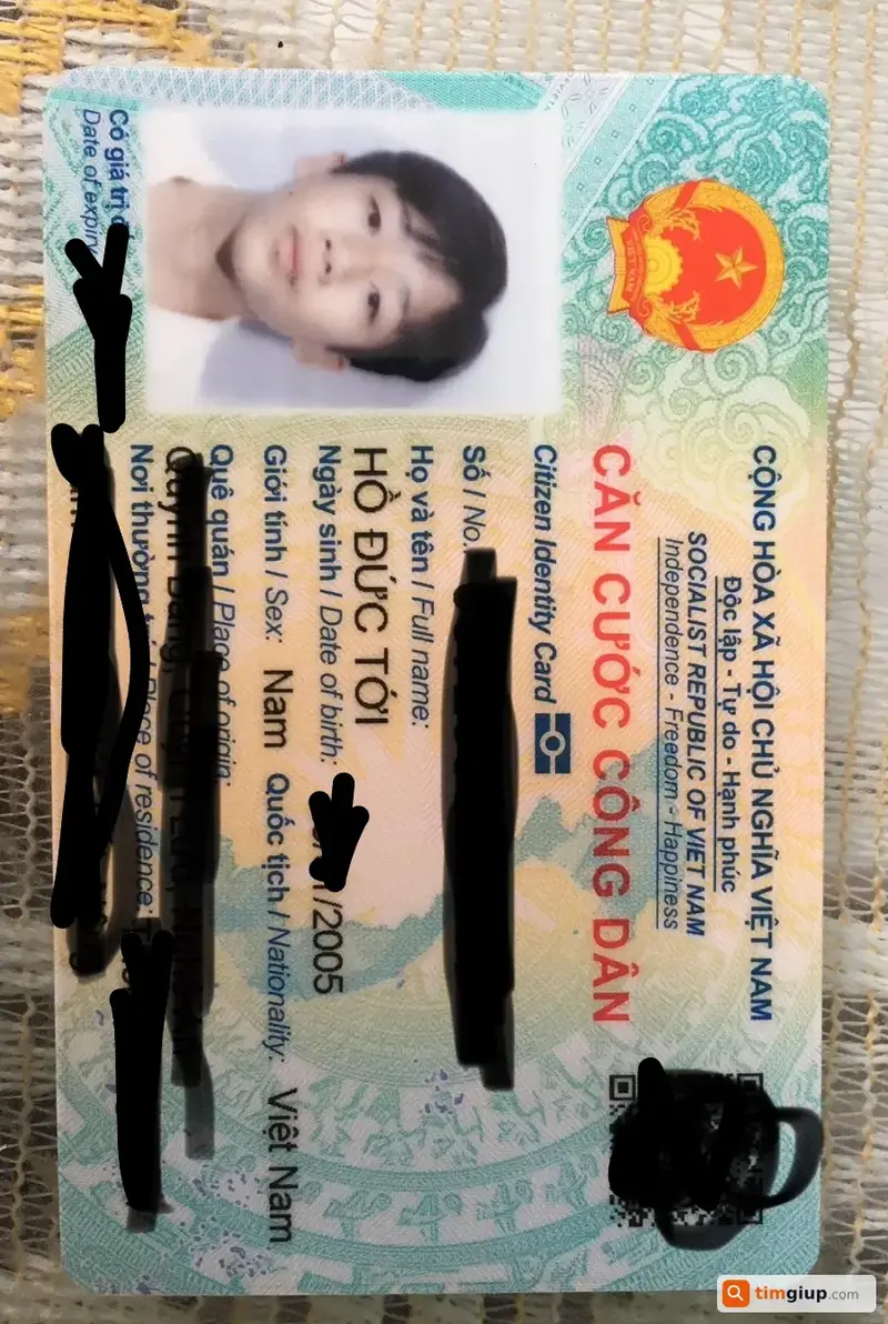 Tìm ví đánh rơi tên Hồ Đức Tới tại đường Nguyễn Văn Nghi, TP.HCM