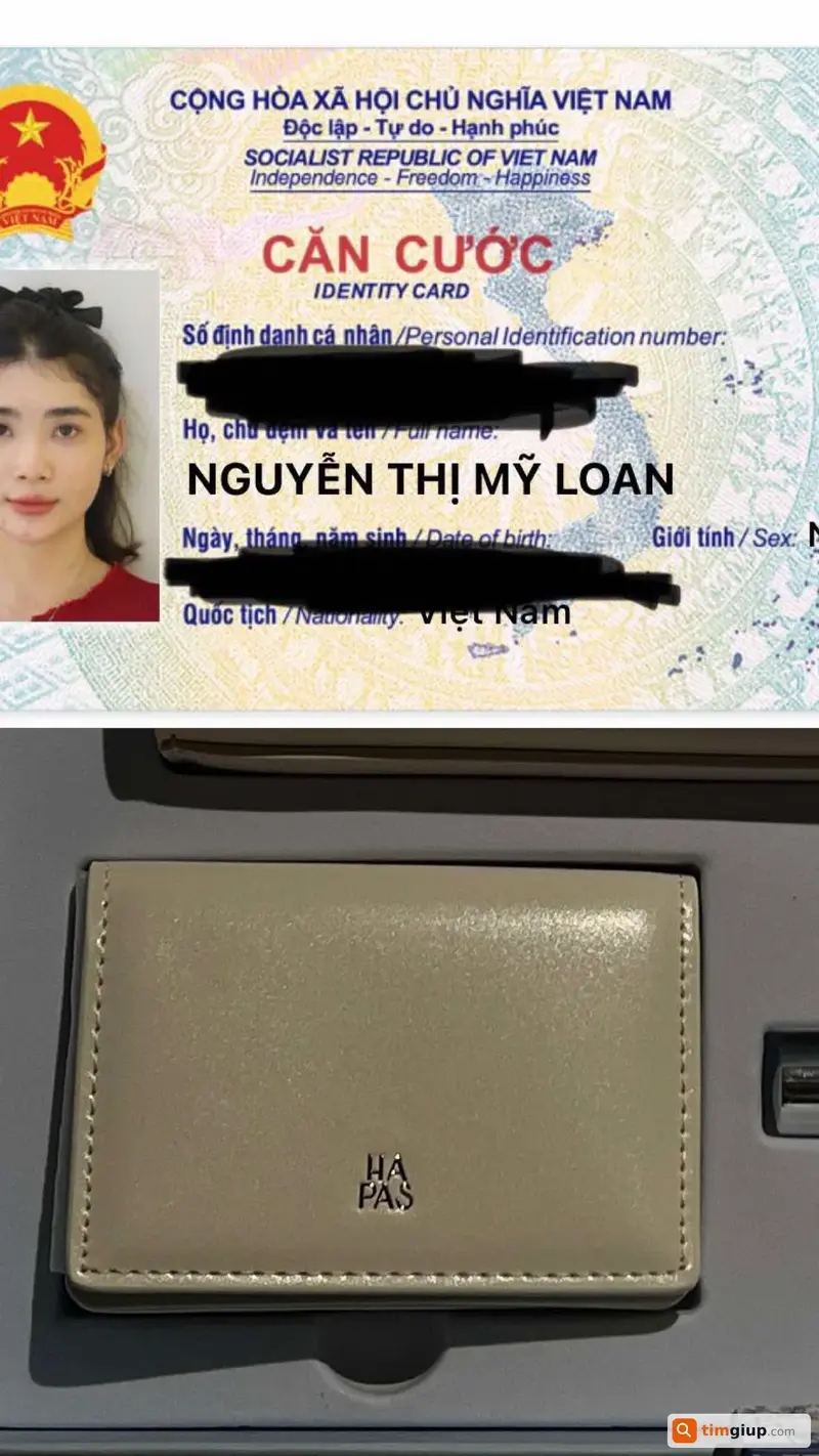 Tìm ví cầm tay màu trắng của chị Nguyễn Thị Mỹ Loan tại TP.HCM