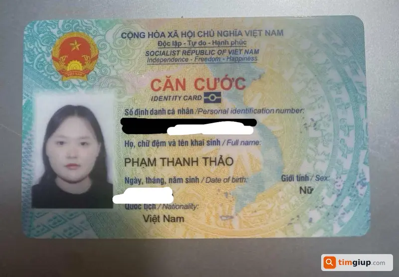 Tìm ví giấy tờ tên Phạm Thanh Thảo khu Âu Cơ Tân Bình
