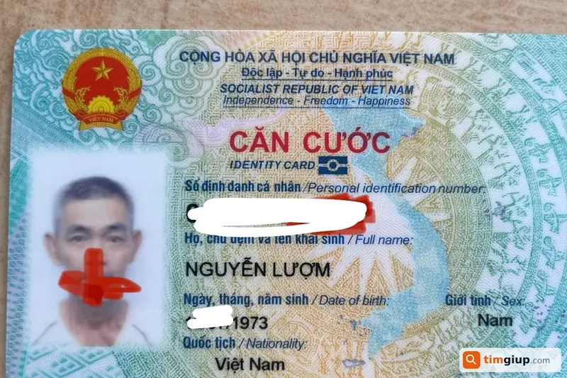 Tìm căn cước công dân của ông Nguyễn Lượm tại Nha Trang