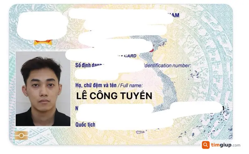 Tìm giấy tờ CCCD, bằng lái tên Lê Công Tuyền tại Hà Nội