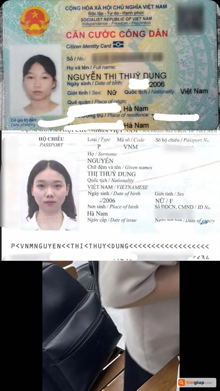 Tìm balo đen cùng giấy tờ thất lạc tại Bắc Linh Đàm, Hà Nội