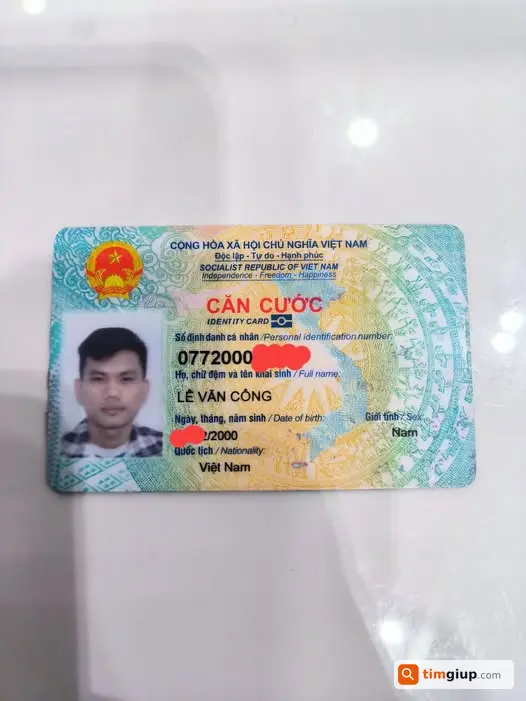 Tìm ví có giấy tờ cá nhân rơi tại Hương Lộ 3