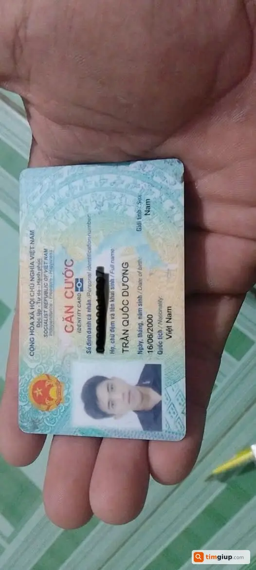 Tìm ví da đen rơi tại An Xuyên - Nguyễn Trãi, Cà Mau