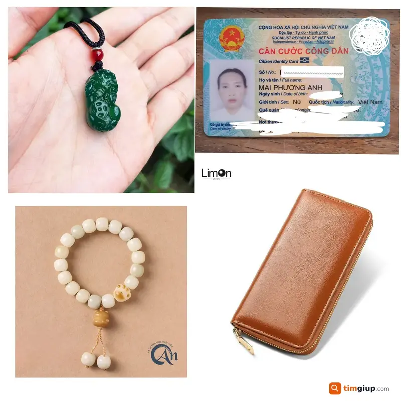 Tìm ví màu nâu chứa CCCD tên Mai Phương Anh thất lạc trên xe bus số 8 tại TP.HCM