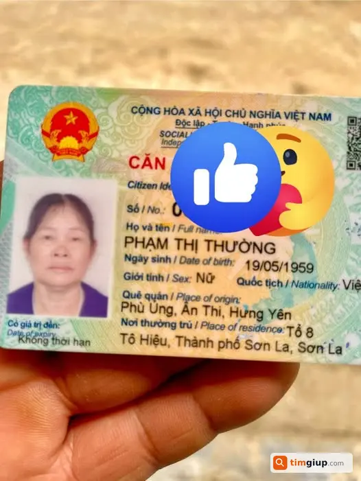 Nhặt Được Căn Cước Tại Cổng Nhà Trên Đường Trường Chinh