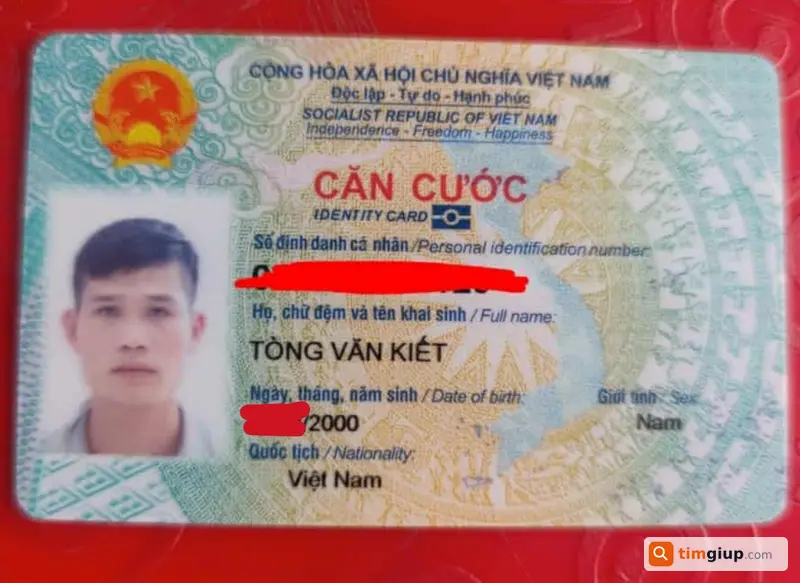 Tìm ví và giấy tờ mang tên Tòng Văn Kiết tại Phủ Lý
