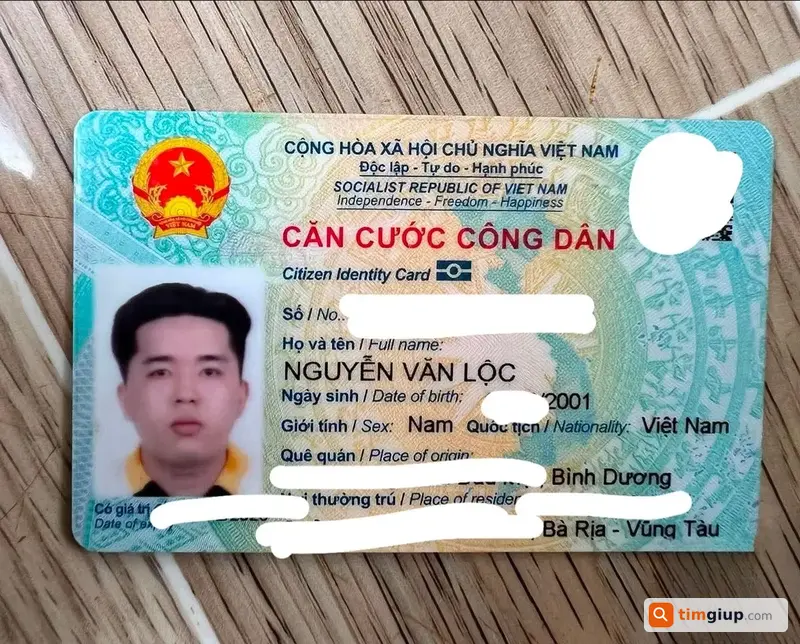 Tìm ví da đen thất lạc tại Tân Bình, TP.HCM có CCCD và cà vẹt xe