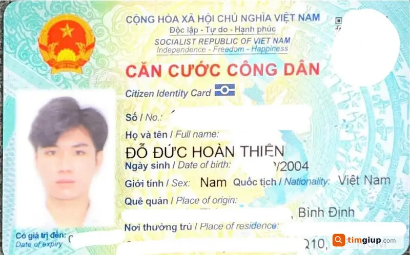 Tìm ví giấy tờ Đỗ Đức Hoàn Thiện, Q10 - Tân Phú, TP.HCM