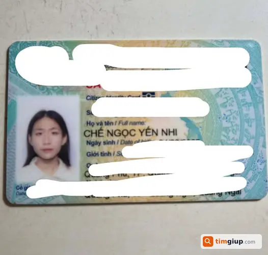 Tìm giấy tờ cá nhân của Chế Ngọc Yến Nhi tại Đà Nẵng