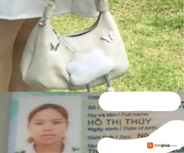 Tìm túi xách có CCCD Hồ Thị Thuỷ tại Ngã Tư Bình Phước