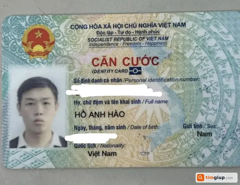 Tìm ví đánh rơi chứa giấy tờ tên Hồ Anh Hào và Nguyễn Hồng Mơ