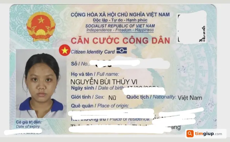 Tìm bóp đen nhỏ có giấy tờ tên Nguyễn Bùi Thúy Vi TP.HCM