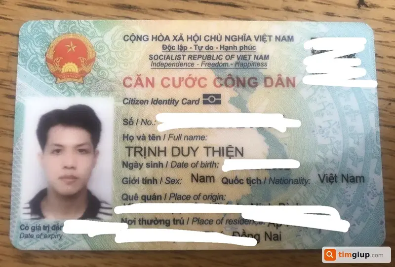 Tìm ví màu nâu của anh Trịnh Duy Thiện tại Quận 12 và Gò Vấp