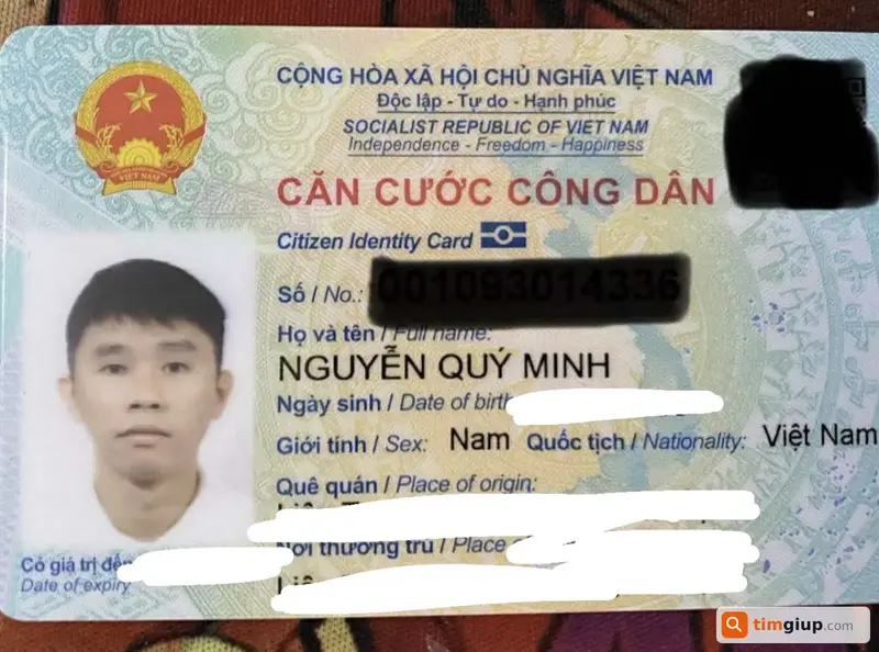 Tìm ví da màu đen của anh Nguyễn Quý Minh tại Hà Nội