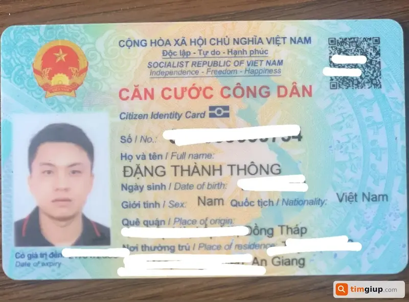 Tìm ví màu đen thất lạc của anh Đặng Thành Thông tại TP. Hồ Chí Minh