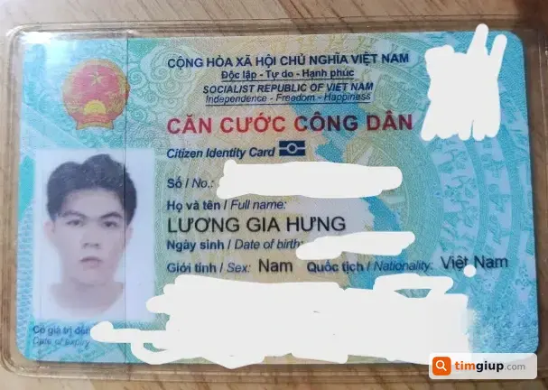 Tìm Ví Thất Lạc Tên Lương Gia Hưng Tại Quận 9, Tp.hcm