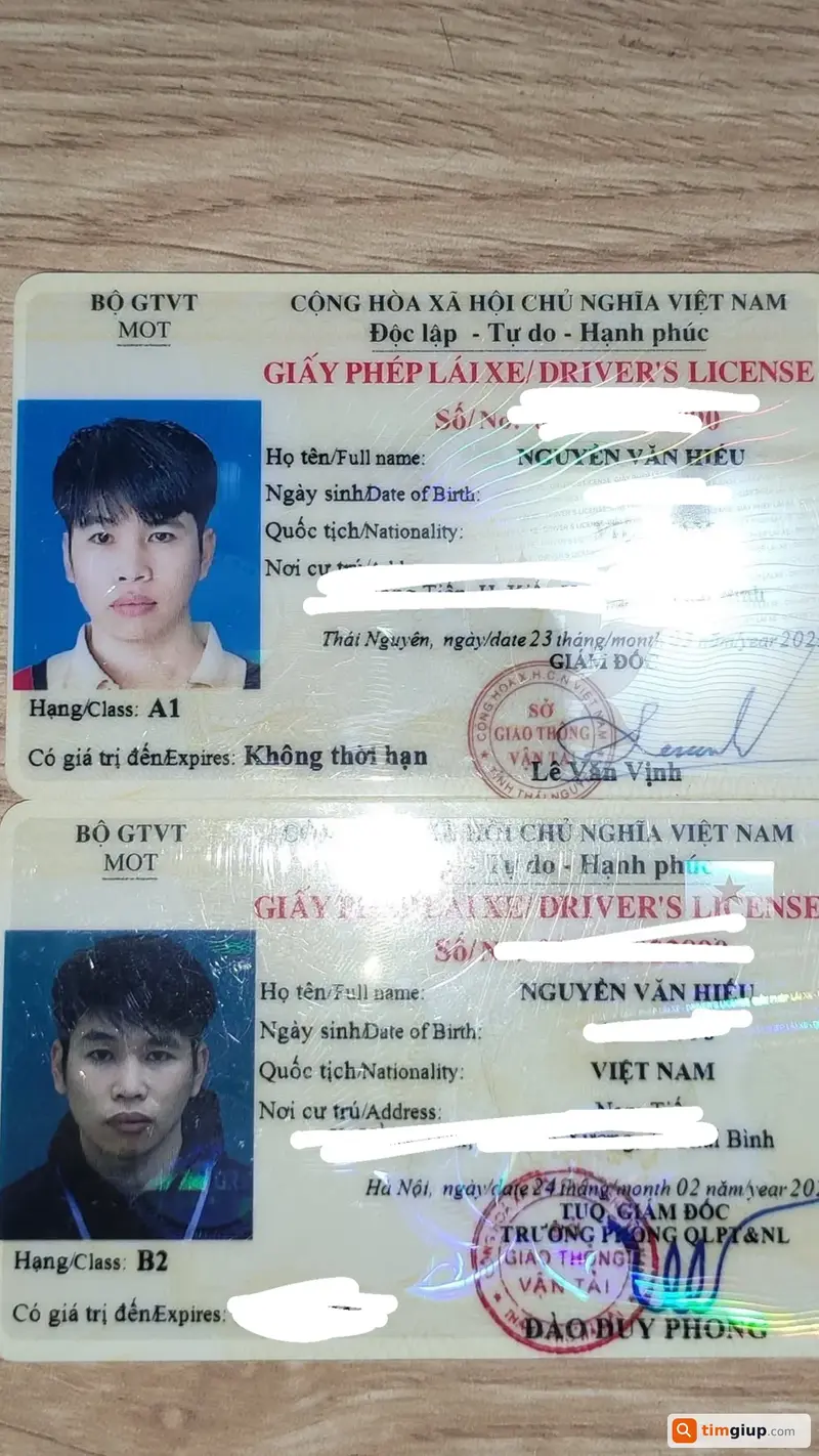 Tìm ví màu đen tên Nguyễn Văn Hiếu rơi trên tuyến Hà Nội - Thái Bình