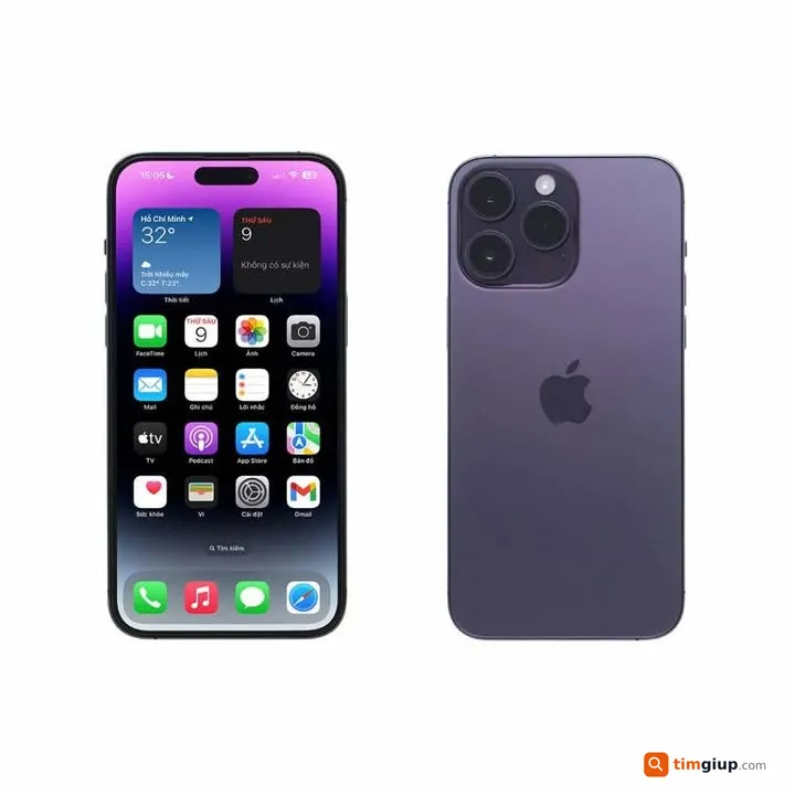 Tìm điện thoại iPhone 14 Pro Max màu tím tại Đà Nẵng