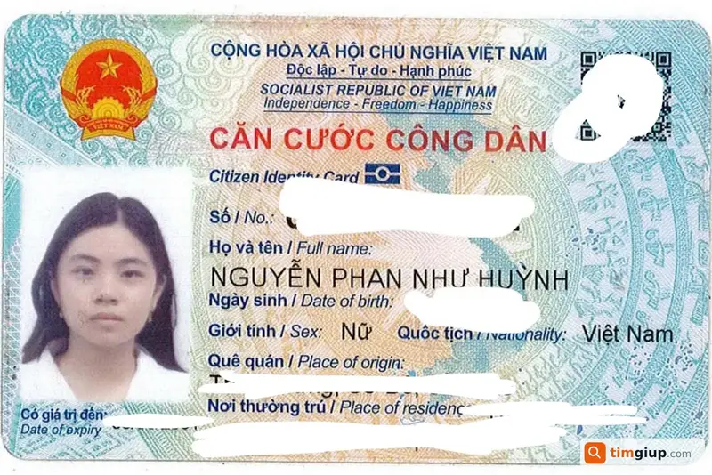 Tìm ví màu hồng và giấy tờ tên Nguyễn Phan Như Huỳnh tại Cần Thơ