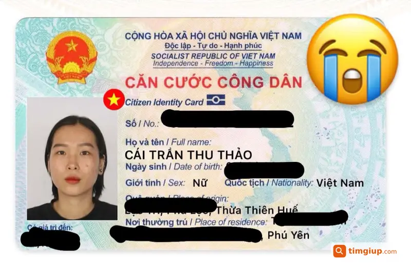 Ví Giấy Tờ Cái Trần Thu Thảo Thất Lạc Tại Quận 4, Tp.hcm