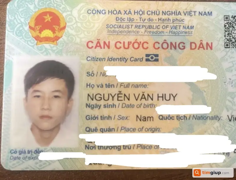 Tìm ví đánh rơi của bạn Nguyễn Văn Huy tại TP. Hồ Chí Minh