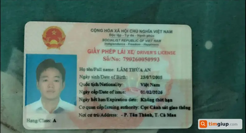Thông báo nhận lại tài sản thất lạc, liên hệ số điện thoại cung cấp