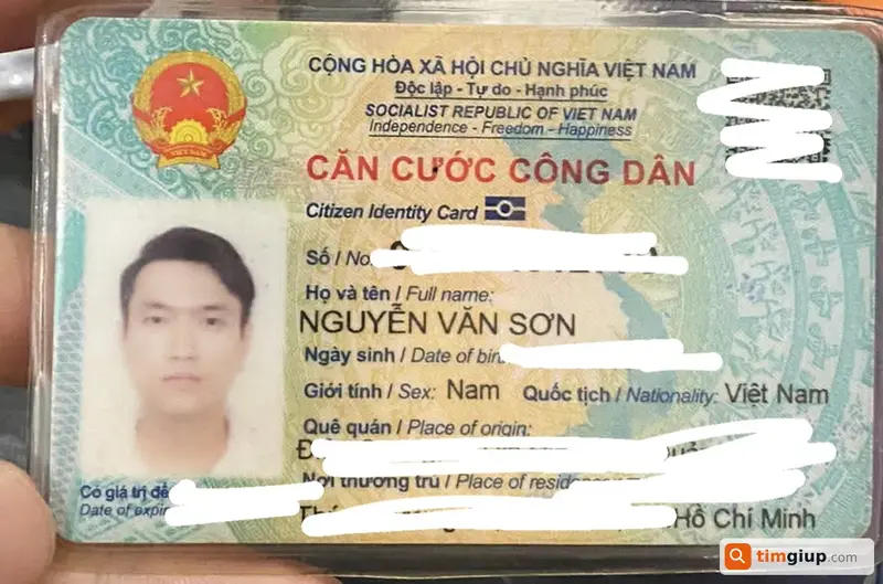 Tìm ví đánh rơi tại Hoa viên Nghĩa trang Bình Dương - Tên Nguyễn Văn Sơn