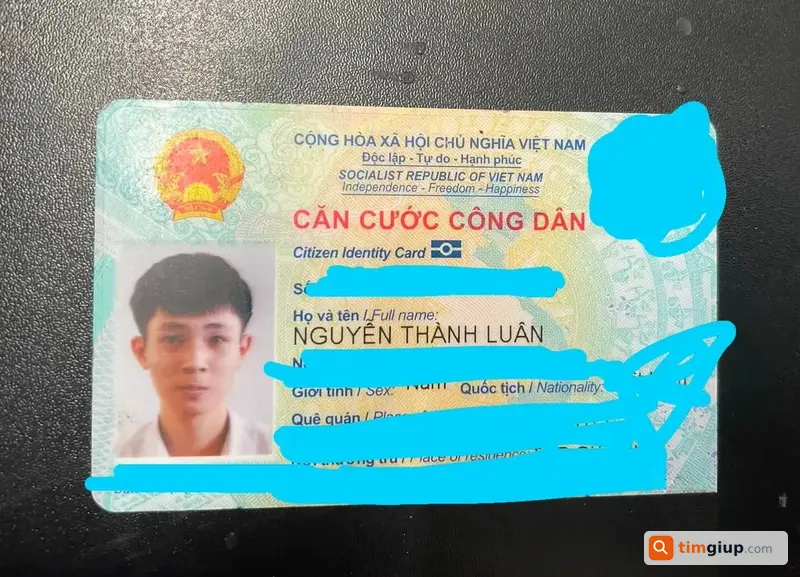 Tìm Ví Giấy Tờ Mang Tên Nguyễn Thành Luân Rơi Ở Hà Nội