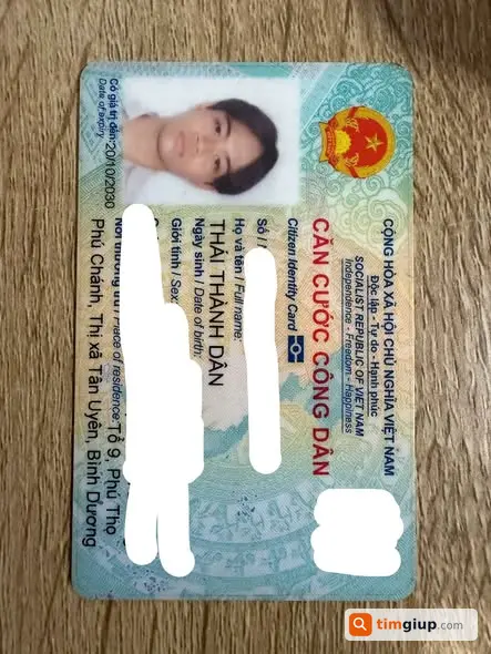 Tìm Ví Tiền Đen Và Giấy Tờ Tùy Thân Rơi Ở Bình Dương
