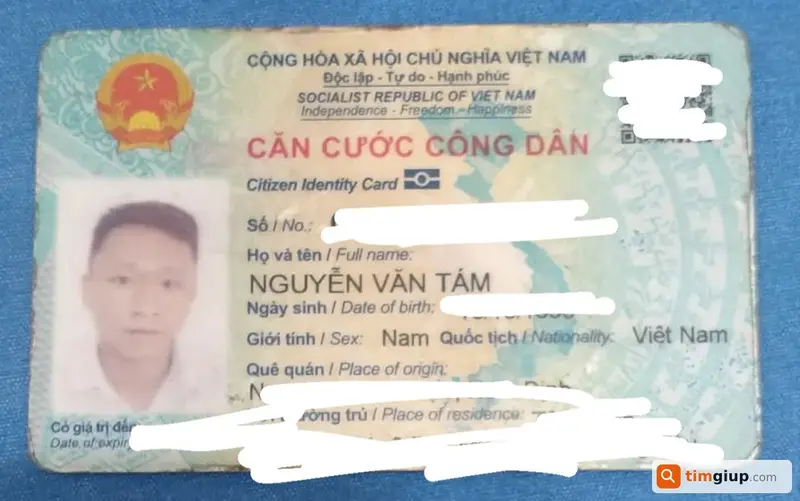 Tìm căn cước công dân tên Nguyễn Văn Tám tại Nam Định