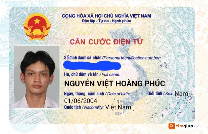 Tìm ví kèm giấy tờ Nguyễn Việt Hoàng Phúc tại Tân Phú