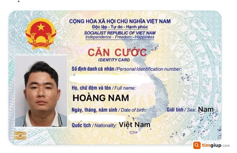 Tìm ví giấy tờ mang tên Hoàng Nam tại Phước Thới, Cần Thơ