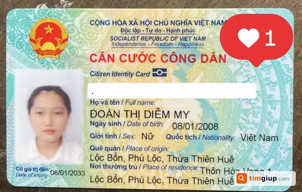 Tìm ví đen chứa CCCD Đoàn Thị Diễm My tại Phú Bài, Huế