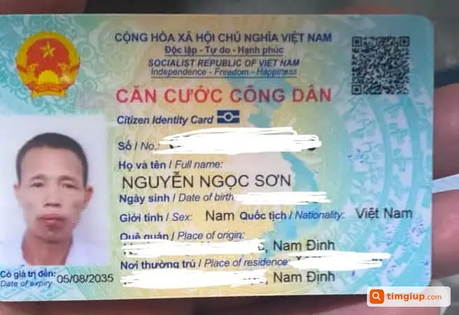 Ví Đen Thất Lạc Cùng Cccd Mang Tên Nguyễn Ngọc Sơn Ở Giáp Bát