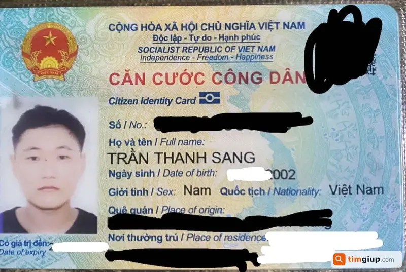 Tìm ví và giấy tờ tùy thân của Trần Thanh Sang tại Bình Tân, TP.HCM