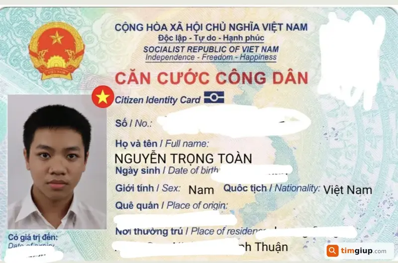 Tìm ví và giấy tờ tùy thân tên Nguyễn Trọng Toàn tại TP. Hồ Chí Minh