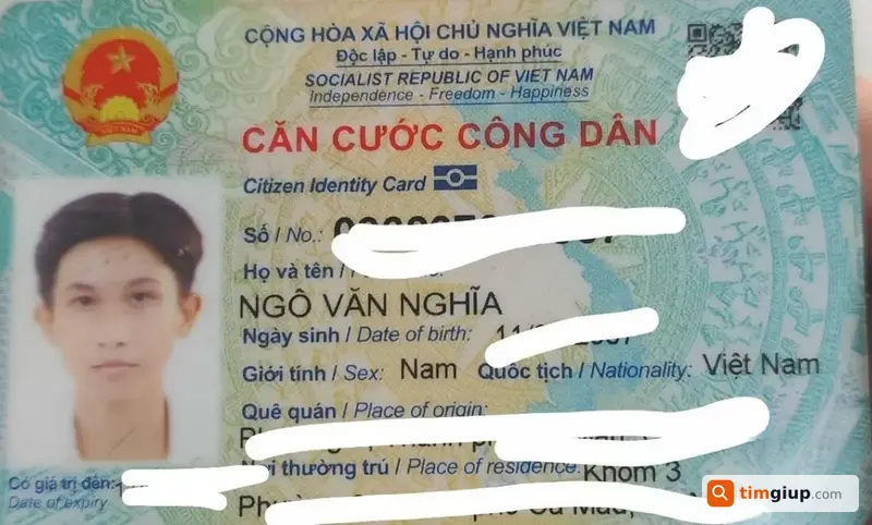 Tìm Ví Kèm Giấy Tờ Mang Tên Ngô Văn Nghĩa Tại Cần Thơ
