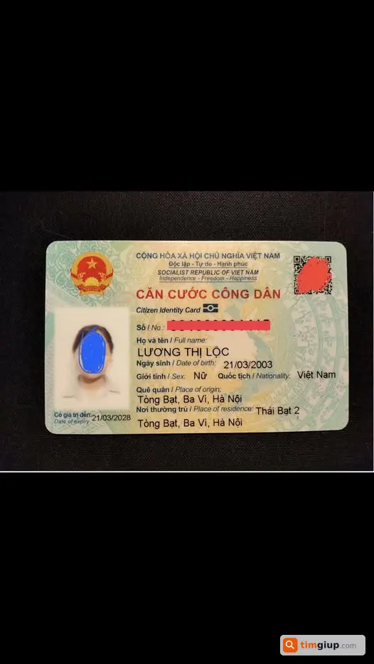 Tìm ví màu xanh rơi từ siêu thị Thành Đô về Đức Diễn, Hà Nội có CCCD thẻ MB bằng lái