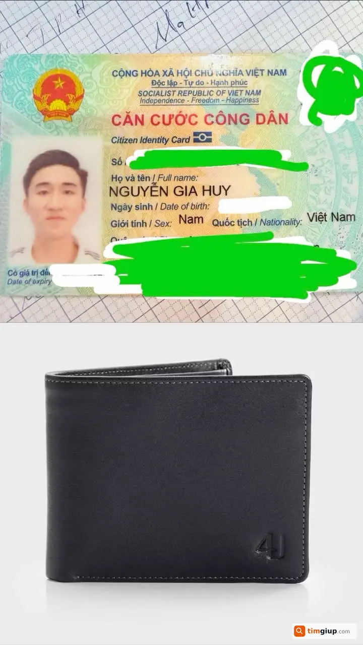 Tìm ví giấy tờ tên Nguyễn Gia Huy tại Thừa Thiên Huế