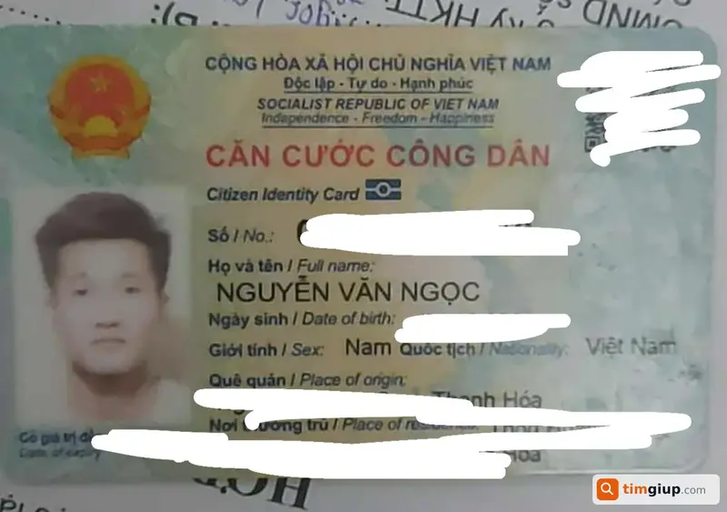 Tìm ví chứa giấy tờ tùy thân tên Nguyễn Văn Ngọc tại Cầu Giấy, Hà Nội