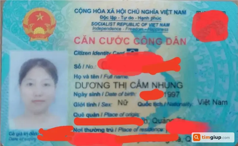 Tìm ví đen kèm giấy tờ mang tên Dương Thị Cẩm Nhung tại Thủ Đức