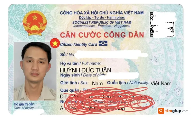 Tìm ví chứa CCCD, GPLX tên Huỳnh Đức Tuấn tại Đà Nẵng