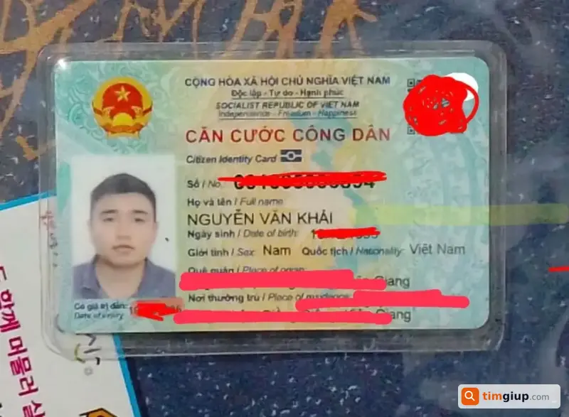 Tìm Ví Màu Đen Chứa Giấy Tờ Mang Tên Nguyễn Văn Khải Tại Tp.hcm