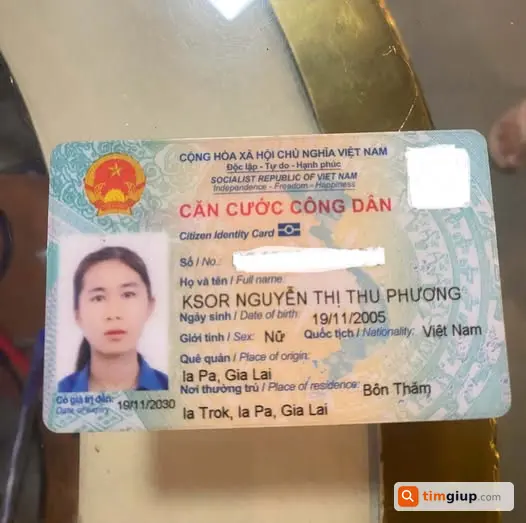 Nhặt được CCCD chưa rõ chủ nhân, liên hệ nhận lại